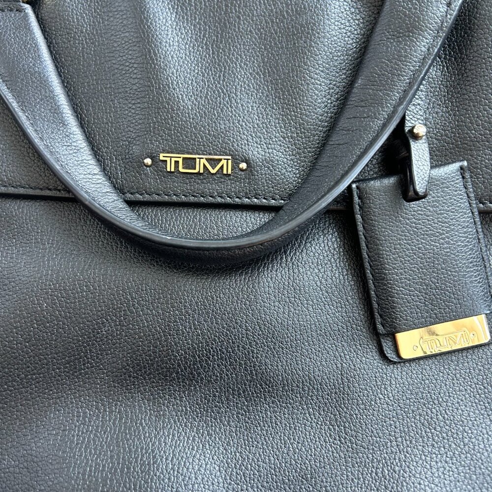 Tumi Leather Computer Bag - image 5